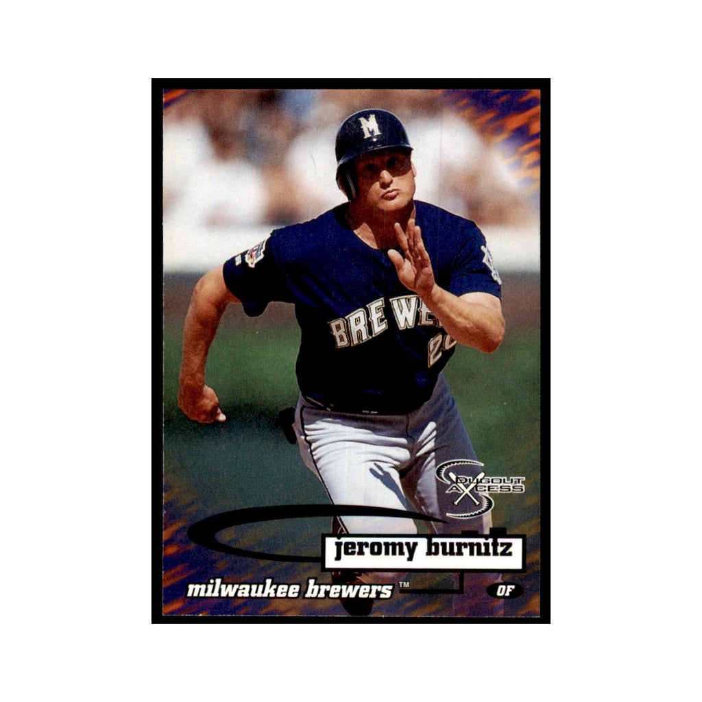 1998 SkyBox Dugout Axcess Jeromy Burnitz Baseball Cards #27