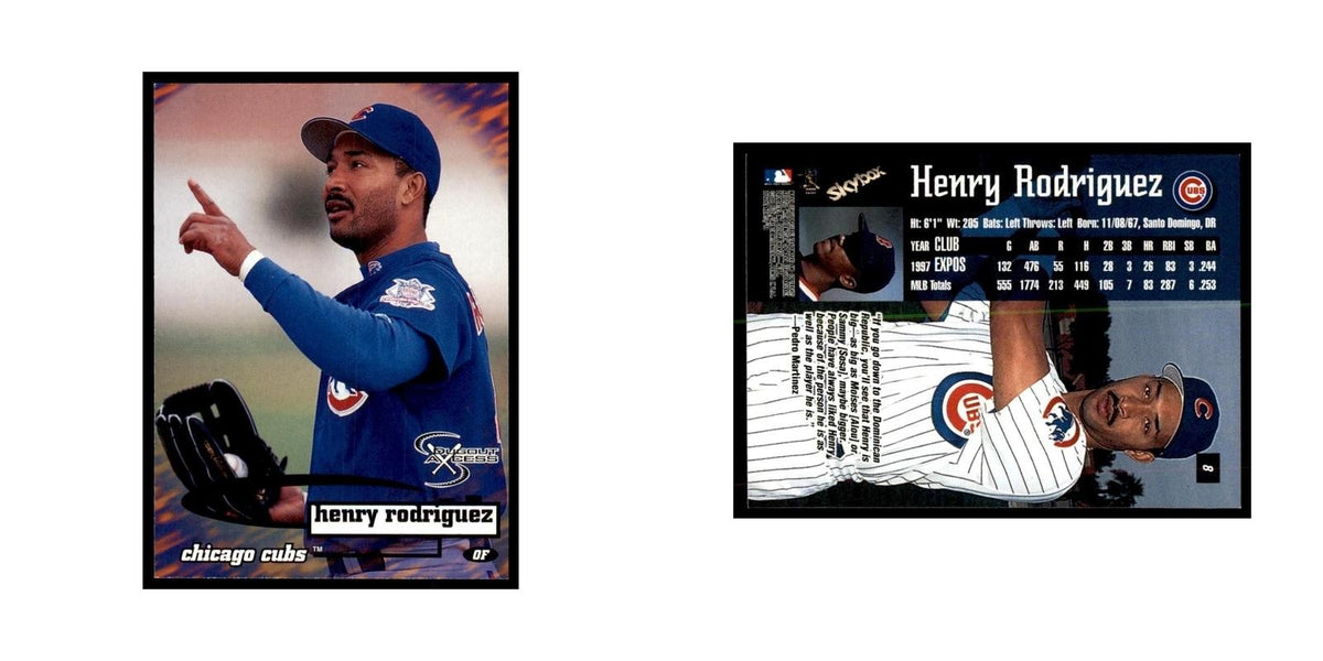 1998 SkyBox Dugout Axcess Henry Rodriguez Baseball Cards #8