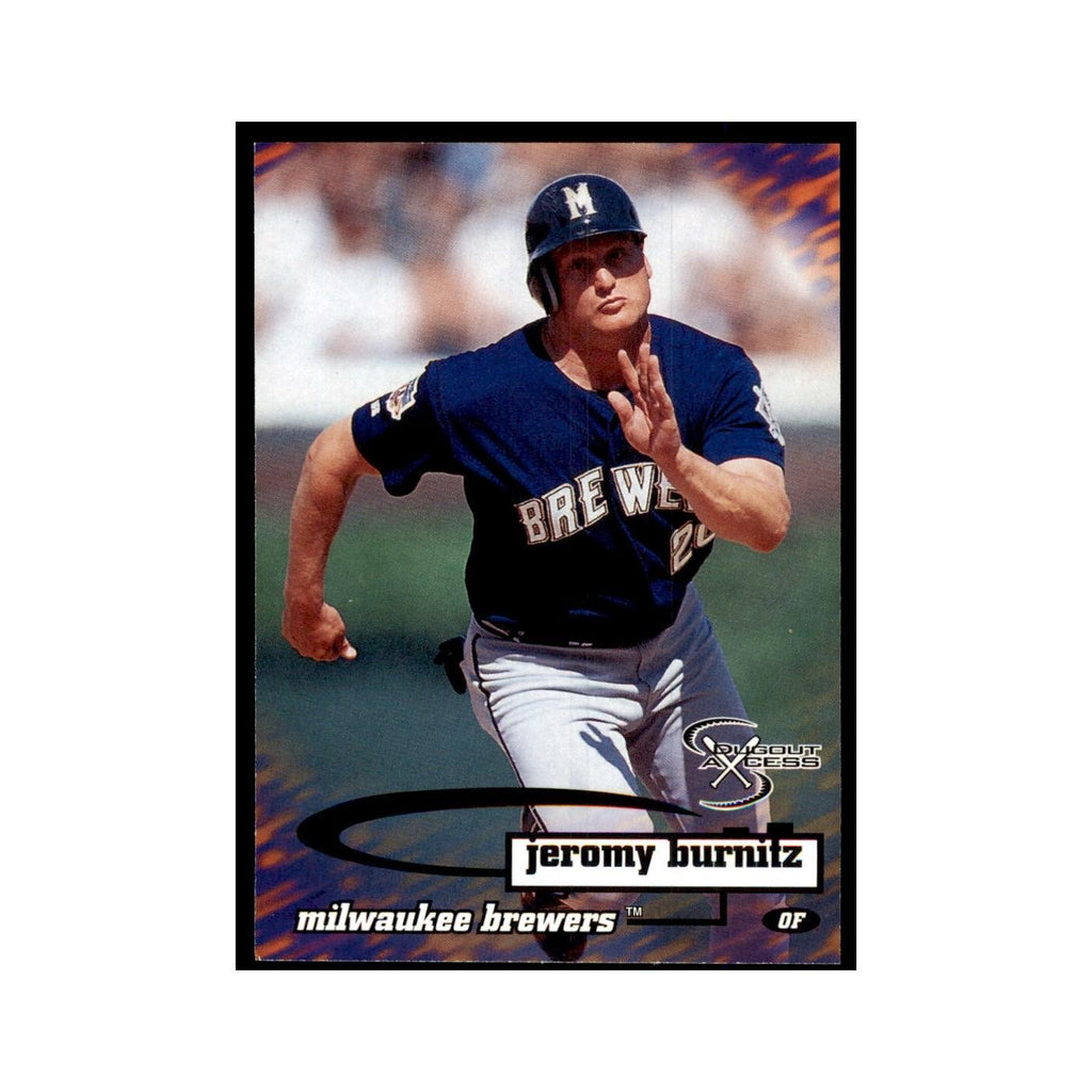 1998 SkyBox Dugout Axcess Jeromy Burnitz Baseball Cards #27
