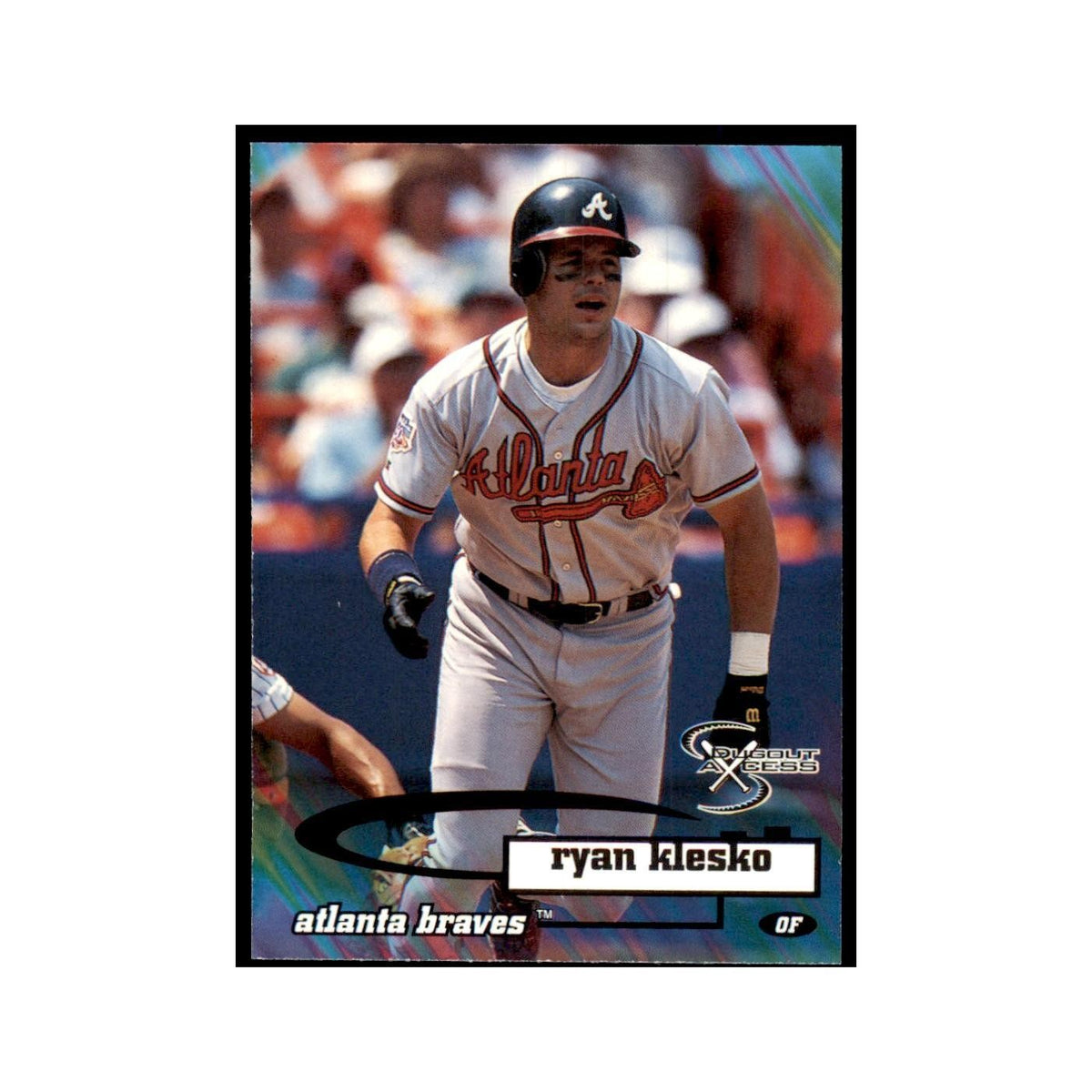 1998 SkyBox Dugout Axcess Ryan Klesko Baseball Cards #5