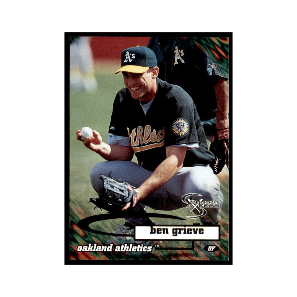 1998 SkyBox Dugout Axcess Ben Grieve Baseball Cards #77