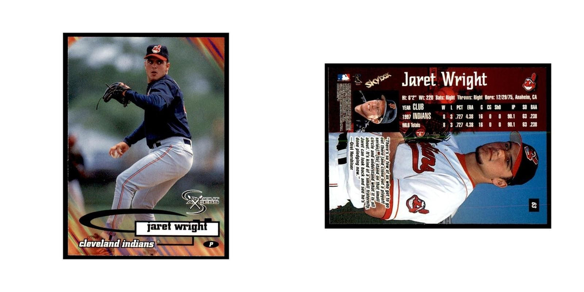 1998 SkyBox Dugout Axcess Jaret Wright Baseball Cards #63