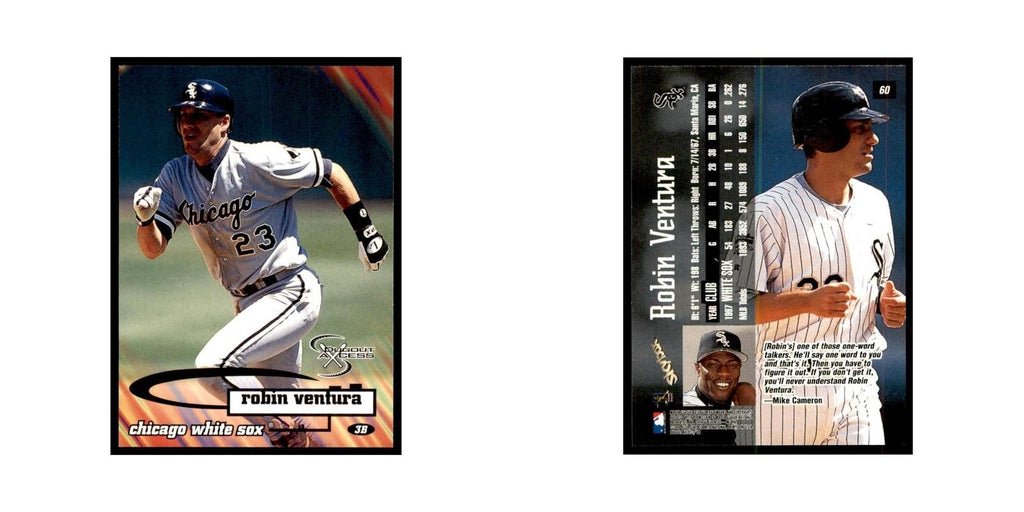 1998 SkyBox Dugout Axcess Robin Ventura Baseball Cards #60