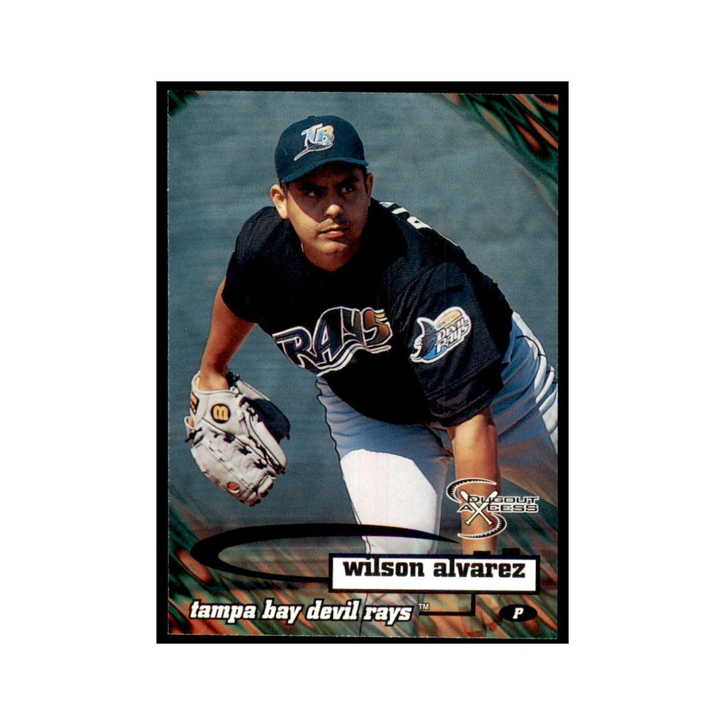 1998 SkyBox Dugout Axcess Wilson Alvarez Baseball Cards #84