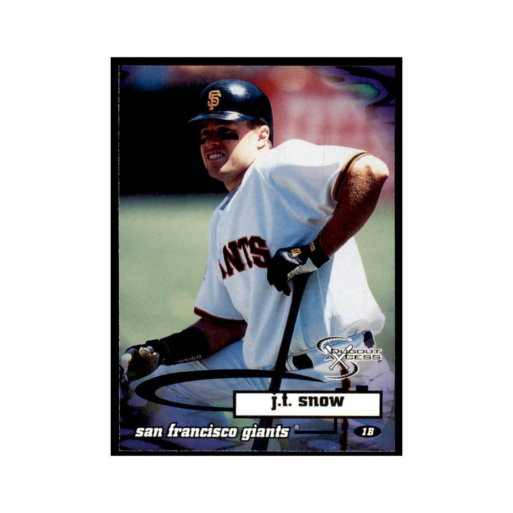 1998 SkyBox Dugout Axcess J.T. Snow Baseball Cards #47