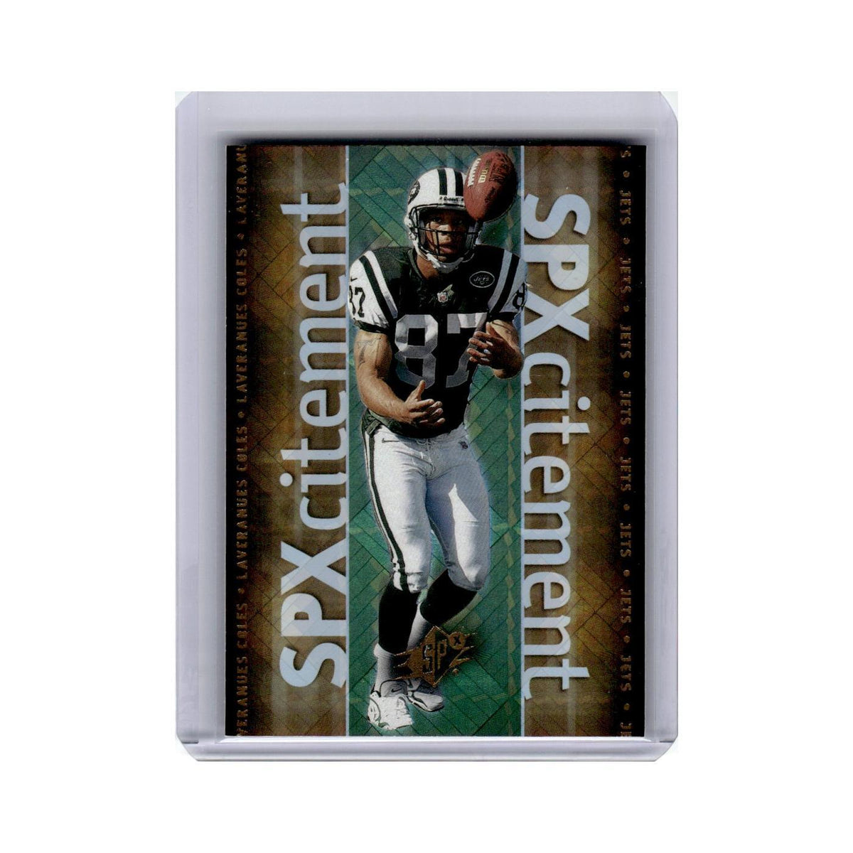 Laveranues Coles 2000 SPx SPxcitement #XC8 New York Jets Football Card NM