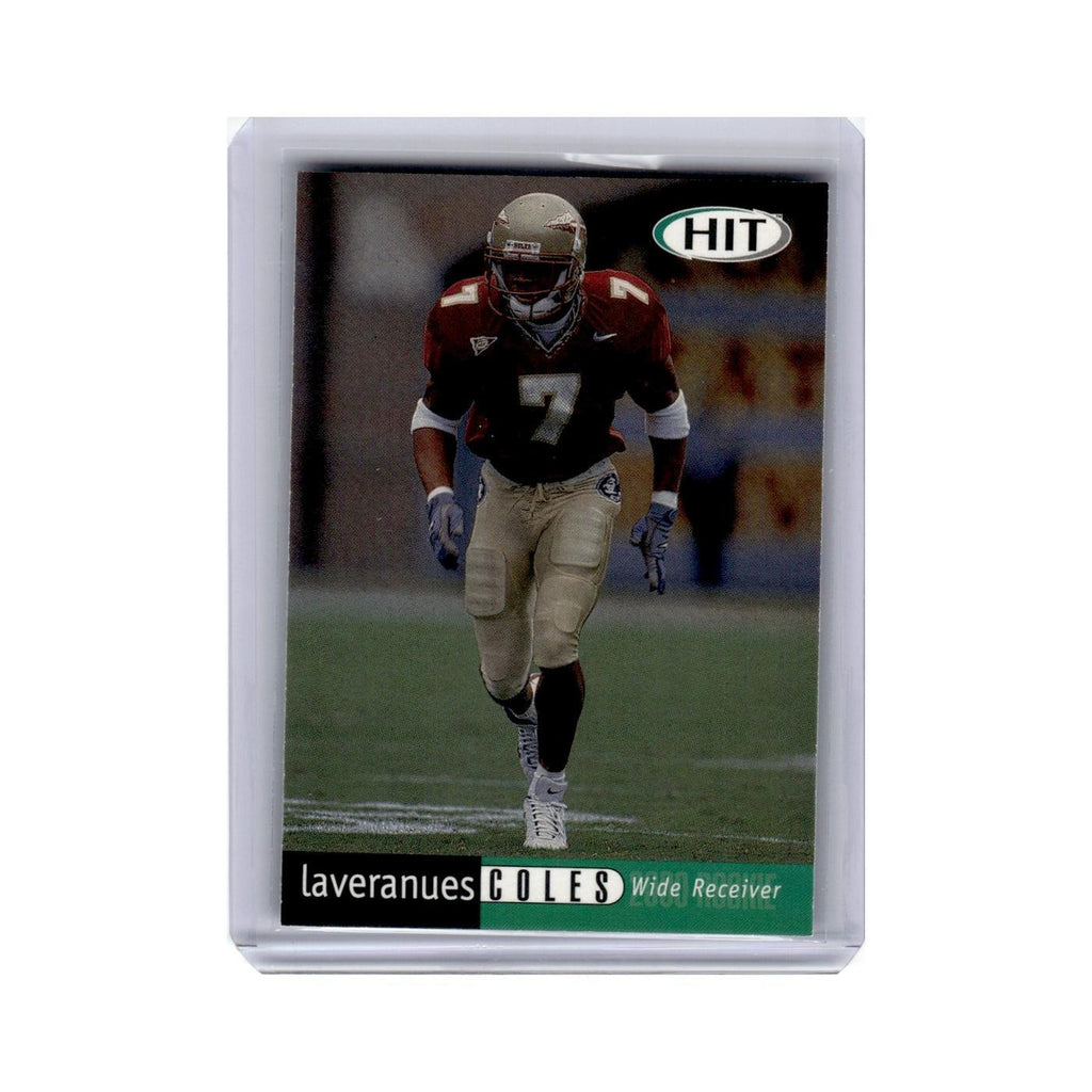 Laveranues Coles Rookie 2000 HIT #14 New York Jets Football Card NM