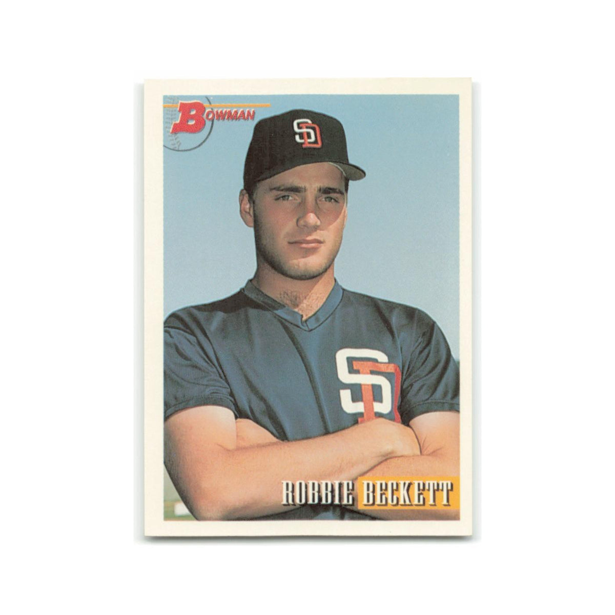Robbie Beckett 1993 Bowman #406 San Diego Padres Baseball Card NM