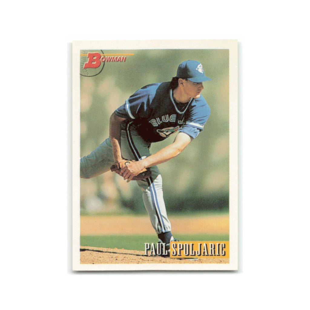 Paul Spoljaric Rookie 1993 Bowman #279 Toronto Blue Jays Baseball Card NM