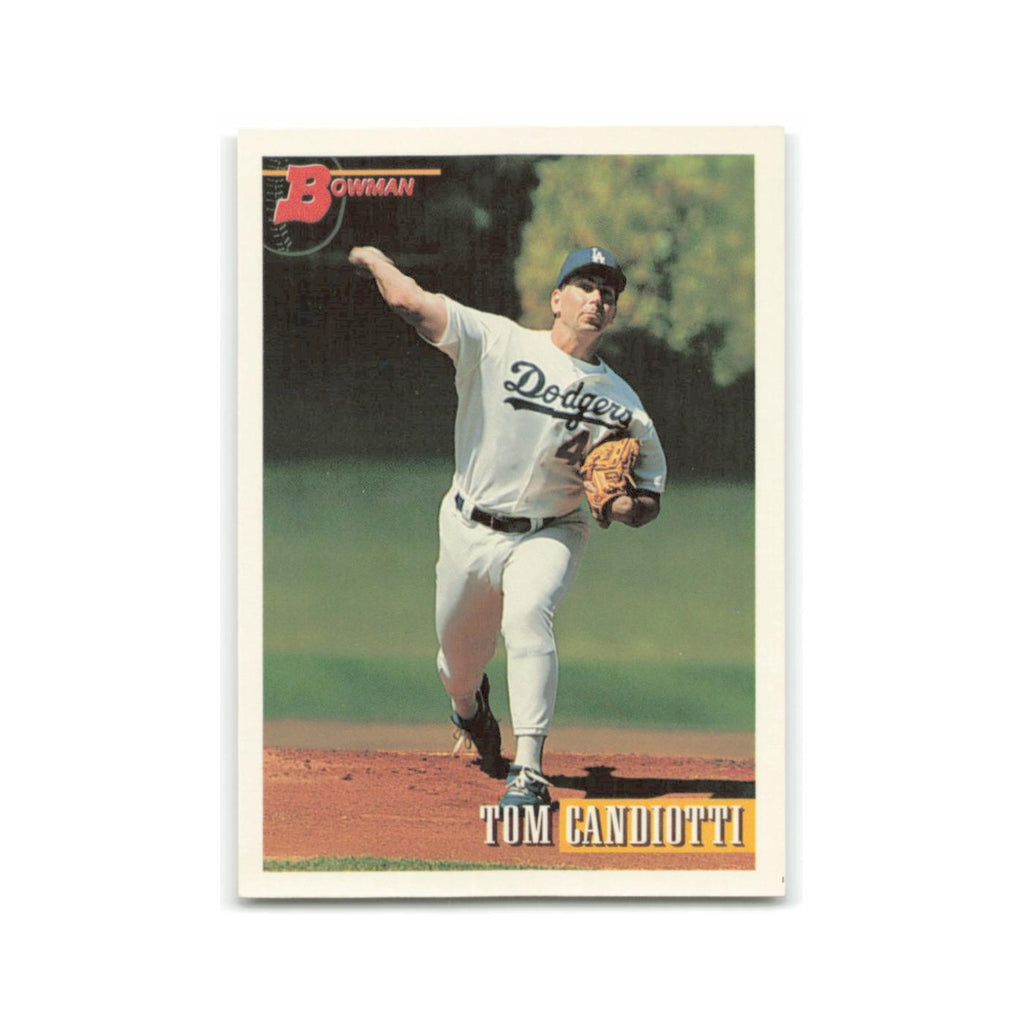 Tom Candiotti 1993 Bowman #322 Los Angeles Dodgers Baseball Card NM