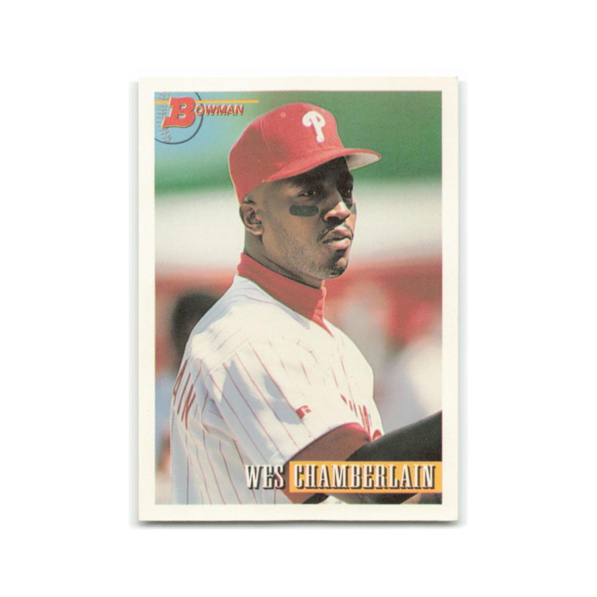Wes Chamberlain 1993 Bowman #456 Philadelphia Phillies Baseball Card NM