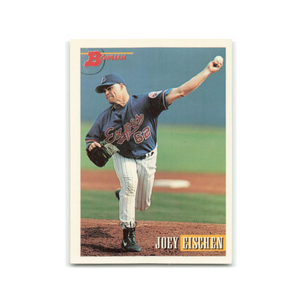 Joey Eischen Rookie 1993 Bowman #240 Montreal Expos Baseball Card NM