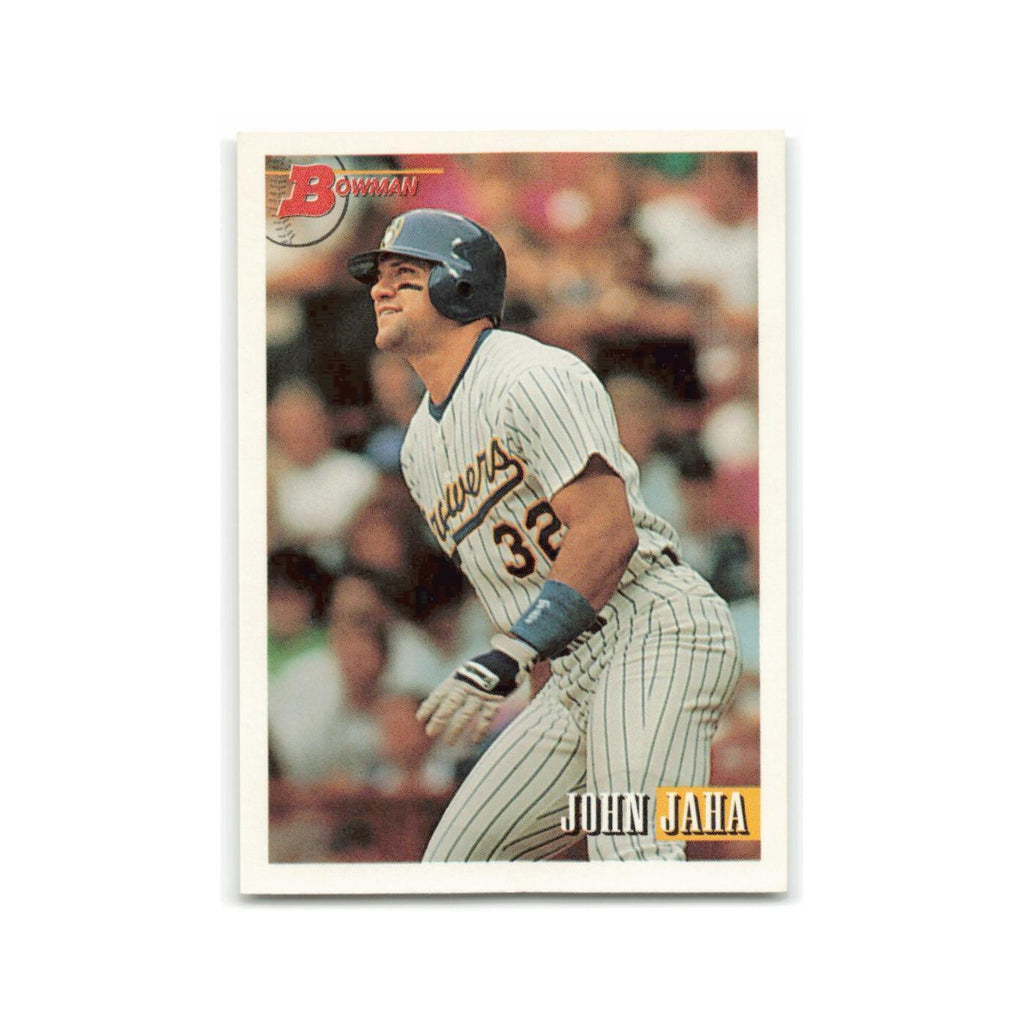 John Jaha 1993 Bowman #183 Milwaukee Brewers Baseball Card NM