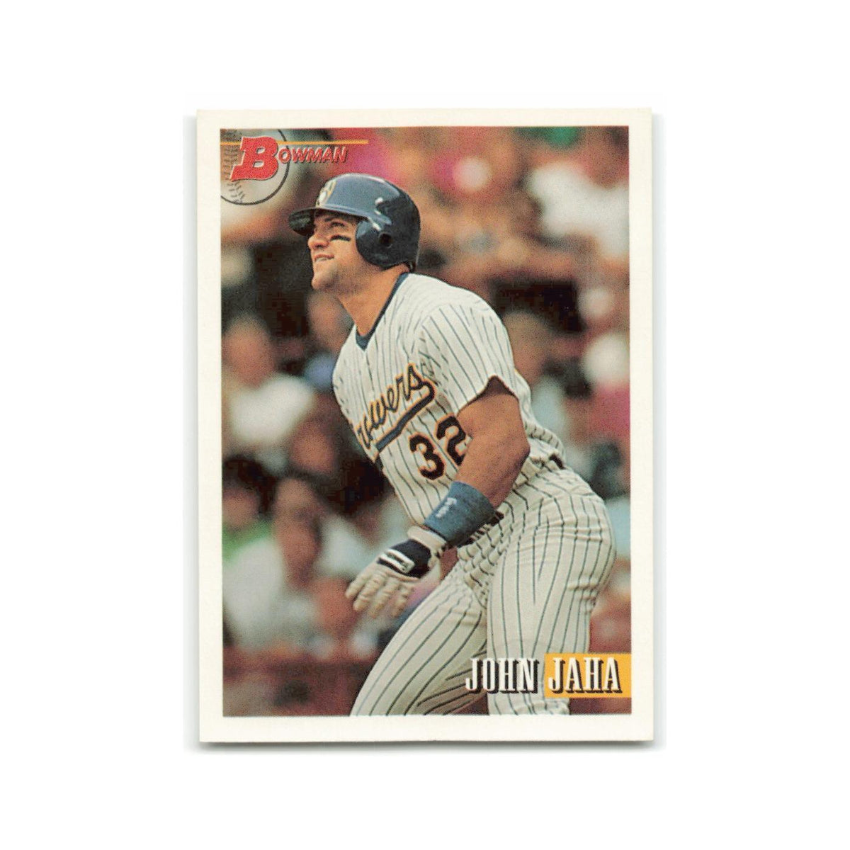 John Jaha 1993 Bowman #183 Milwaukee Brewers Baseball Card NM