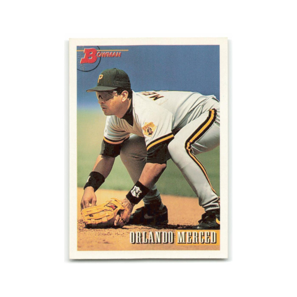 Orlando Merced 1993 Bowman #190 Pittsburgh Pirates Baseball Card NM