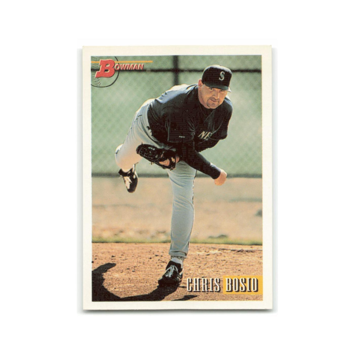 Chris Bosio 1993 Bowman #191 Seattle Mariners Baseball Card NM
