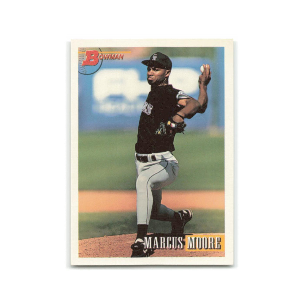 Marcus Moore Rookie 1993 Bowman #288 Colorado Rockies Baseball Card NM