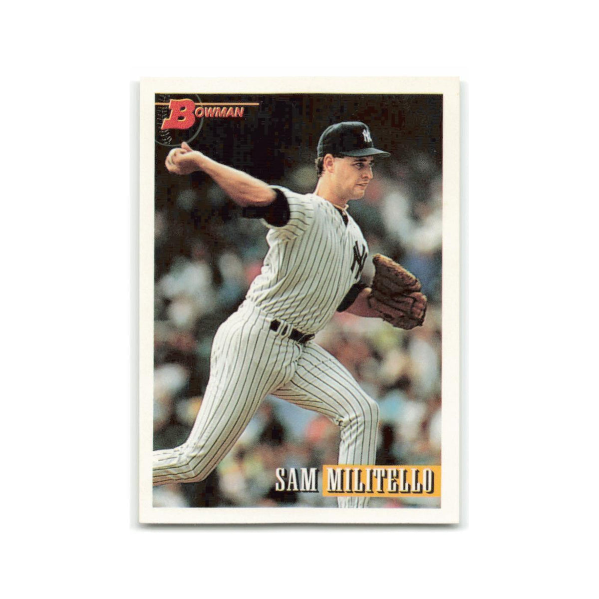 Sam Militello 1993 Bowman #243 New York Yankees Baseball Card NM
