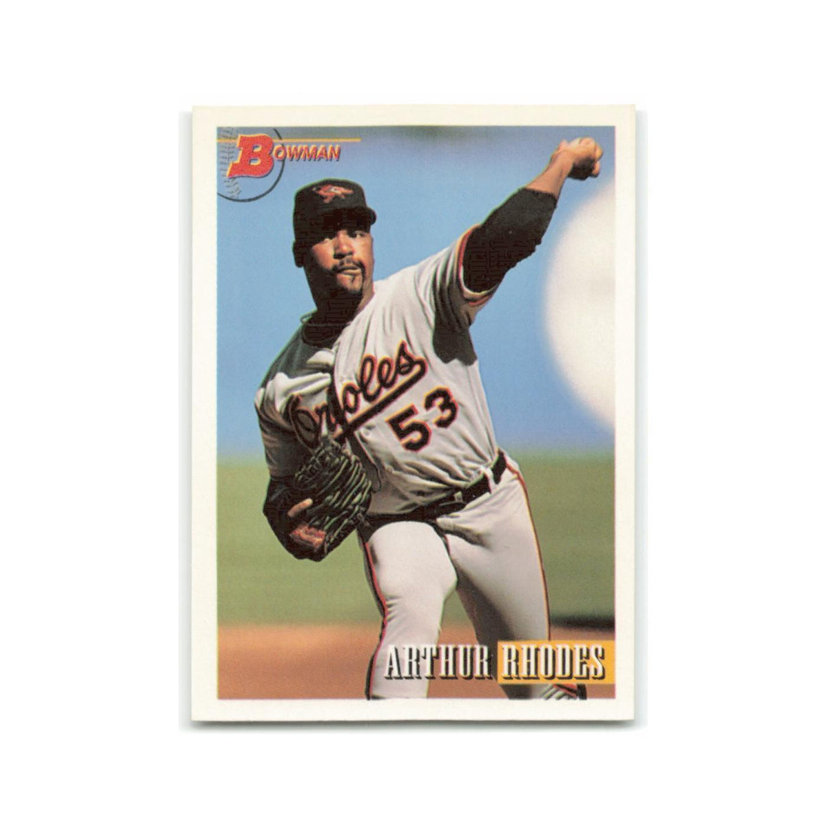 Arthur Rhodes 1993 Bowman #169 Baltimore Orioles Baseball Card NM