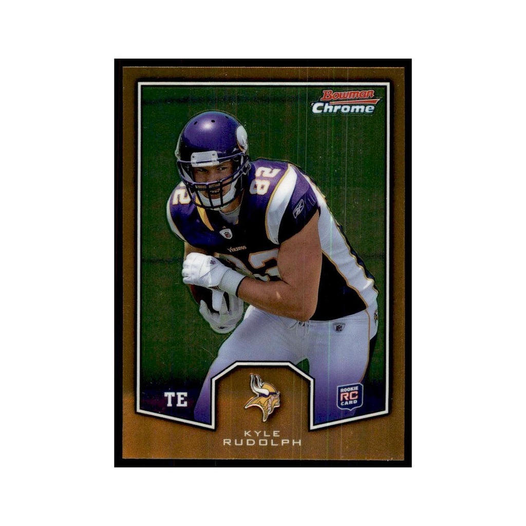 2011 Bowman Chrome Gold Kyle Rudolph RC Football Cards #BCR-14