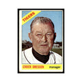 1966 Topps Chuck Dressen Tigers #187