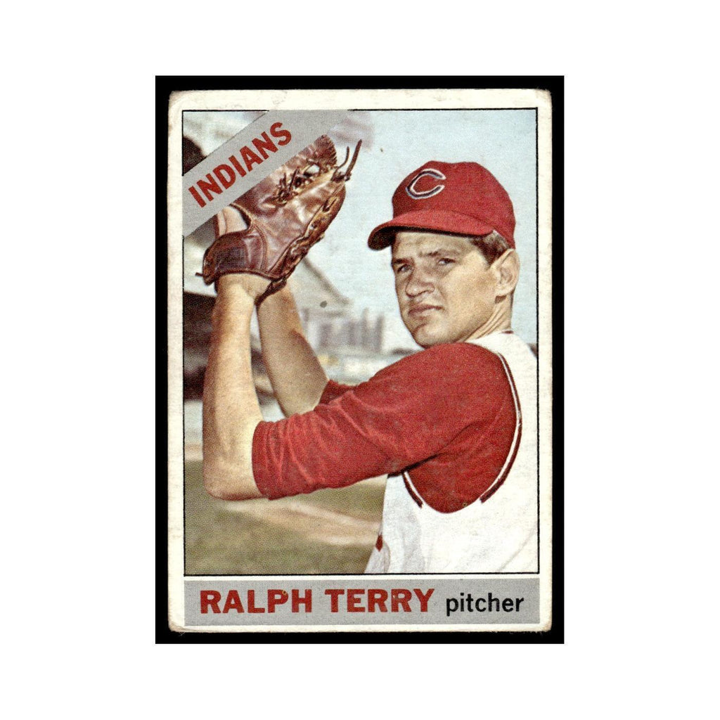 1966 Topps Ralph Terry Indians #109