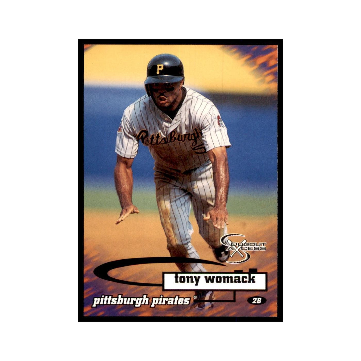 1998 SkyBox Dugout Axcess Tony Womack Baseball Cards #37