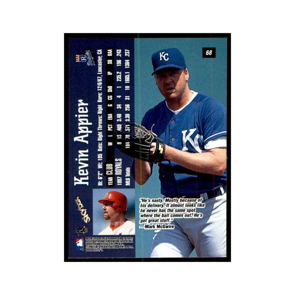 1998 SkyBox Dugout Axcess Kevin Appier Baseball Cards #68