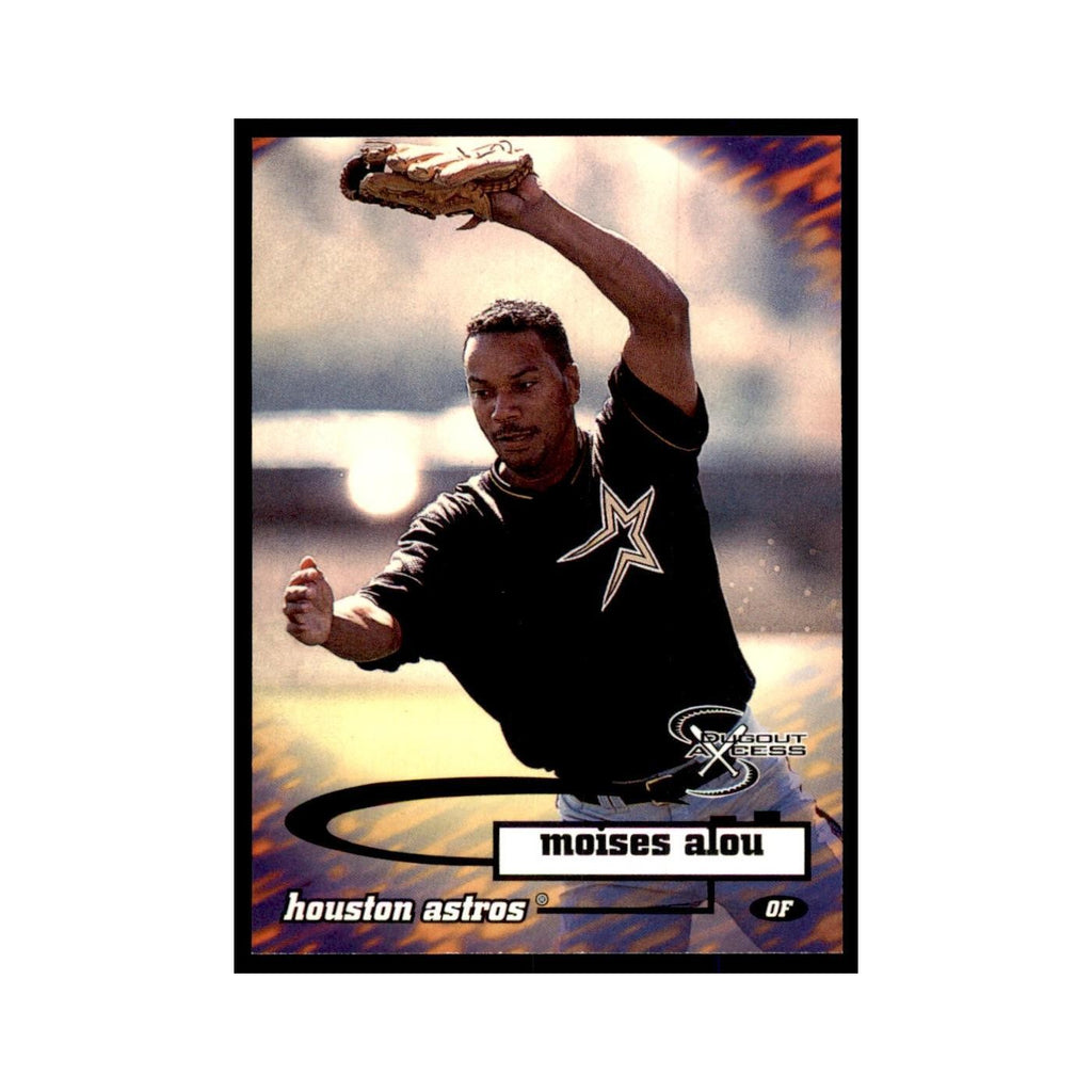 1998 SkyBox Dugout Axcess Moises Alou Baseball Cards #21