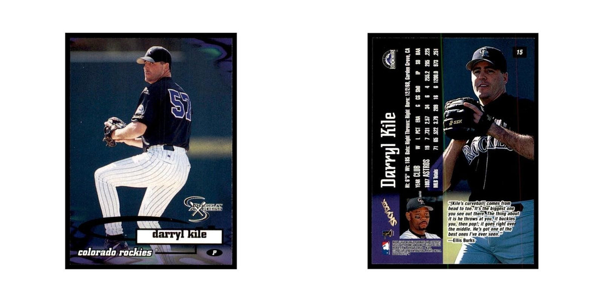 1998 SkyBox Dugout Axcess Darryl Kile Baseball Cards #15