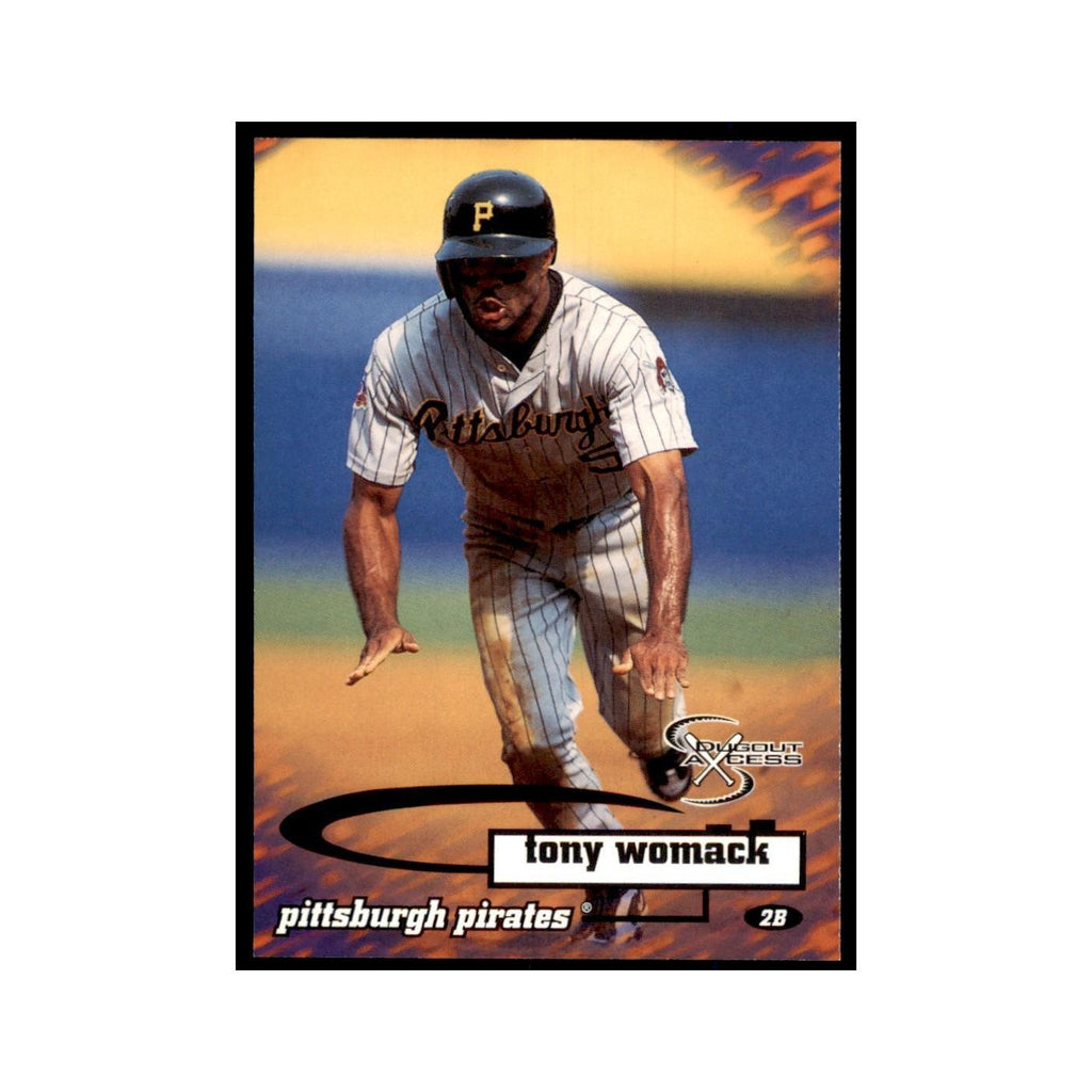 1998 SkyBox Dugout Axcess Tony Womack Baseball Cards #37