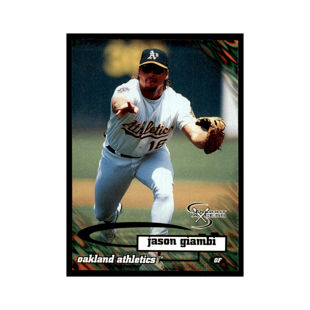 1998 SkyBox Dugout Axcess Jason Giambi Baseball Cards #78