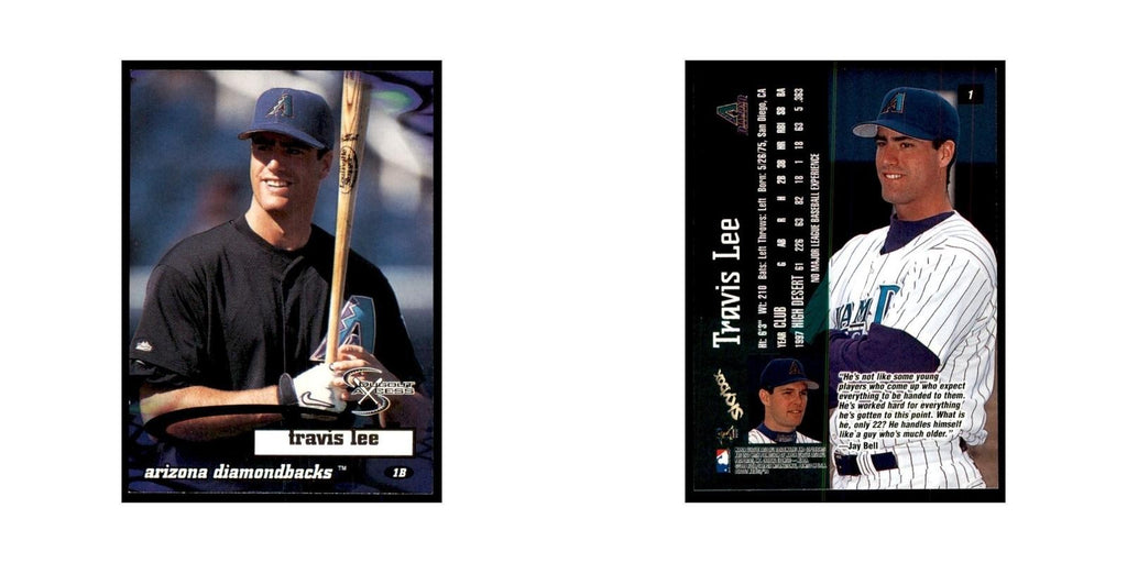 1998 SkyBox Dugout Axcess Travis Lee Baseball Cards #1