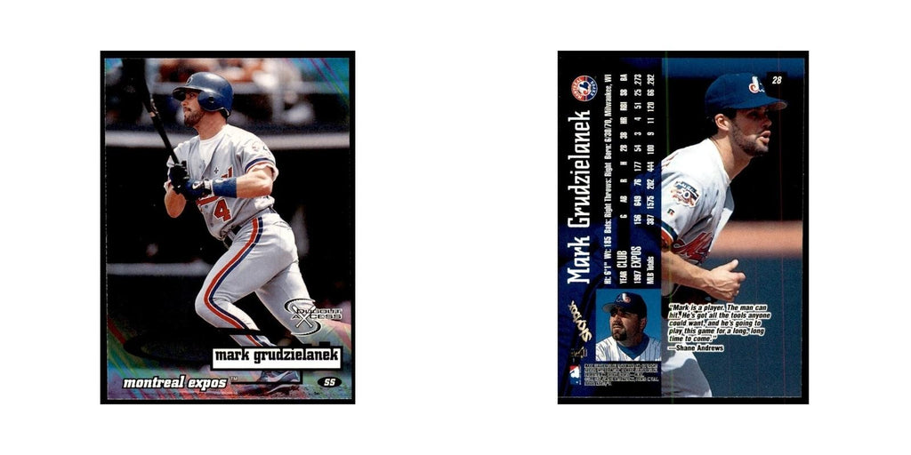 1998 SkyBox Dugout Axcess Mark Grudzielanek Baseball Cards #28