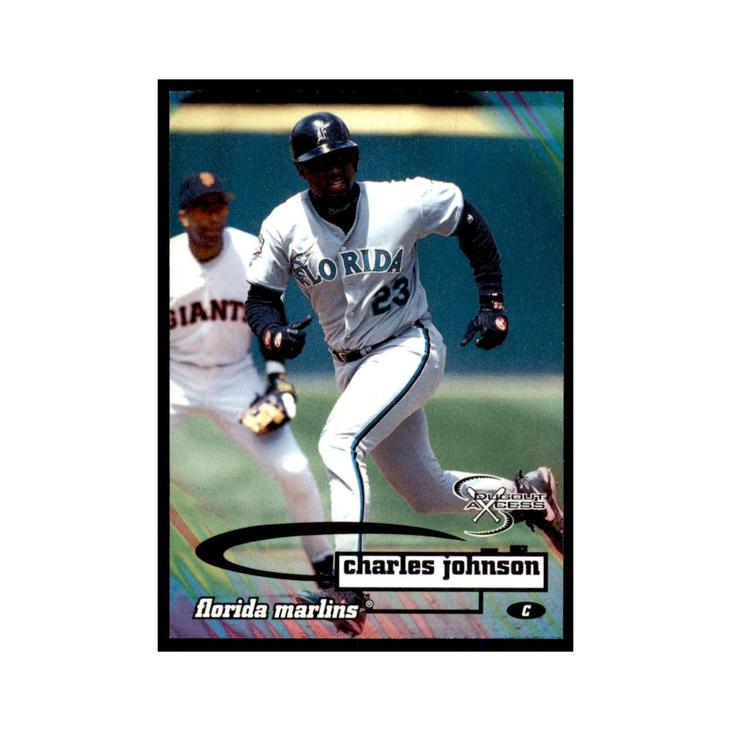 1998 SkyBox Dugout Axcess Charles Johnson Baseball Cards #16