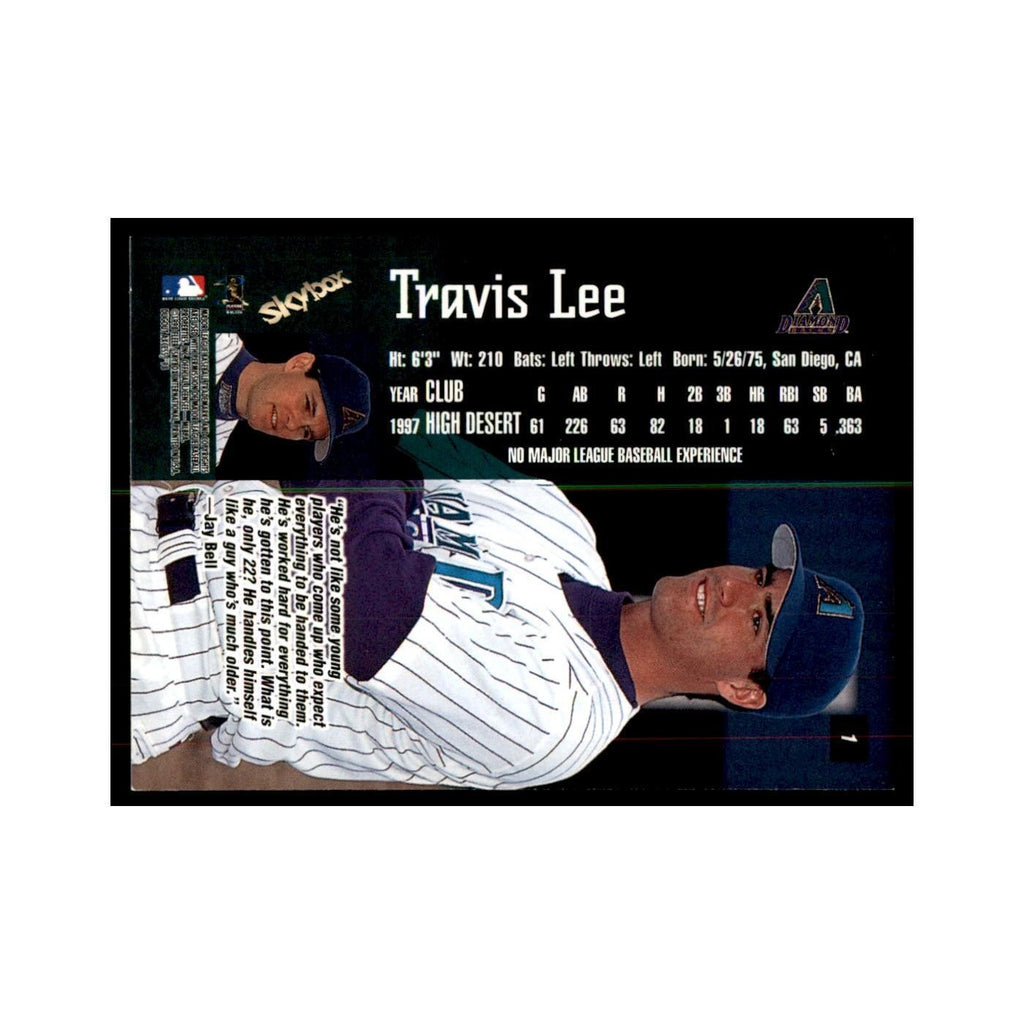 1998 SkyBox Dugout Axcess Travis Lee Baseball Cards #1