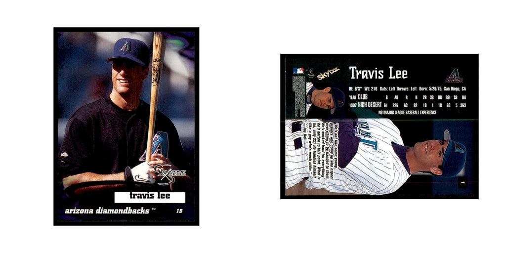 1998 SkyBox Dugout Axcess Travis Lee Baseball Cards #1