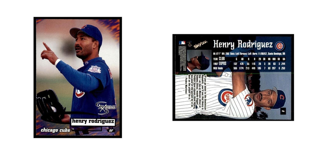 1998 SkyBox Dugout Axcess Henry Rodriguez Baseball Cards #84