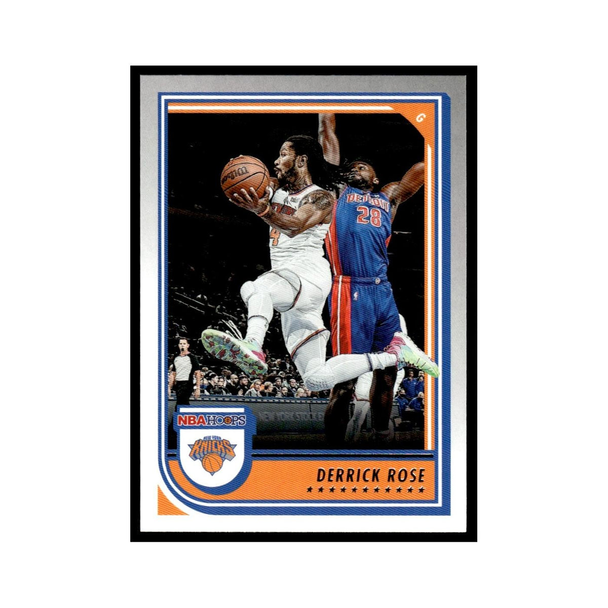 Derrick Rose 2022 Hoops #24 New York Knicks Basketball Card NM