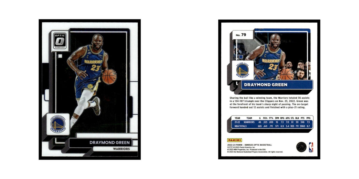 Draymond Green 2022 Donruss Optic #79 Golden State Warriors Basketball Card NM