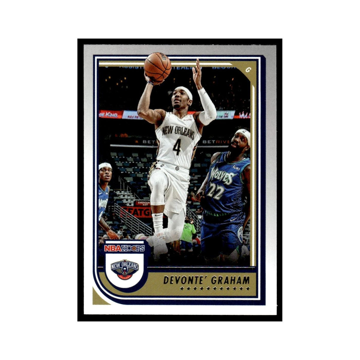 Devonte' Graham 2022 Hoops #145 New Orleans Pelicans Basketball Card NM