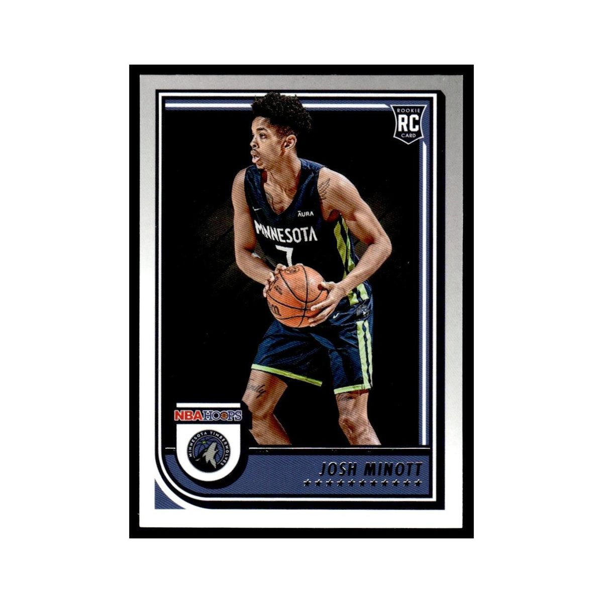Josh Minott Rookie 2022 Hoops #278 Minnesota Timberwolves Basketball Card NM