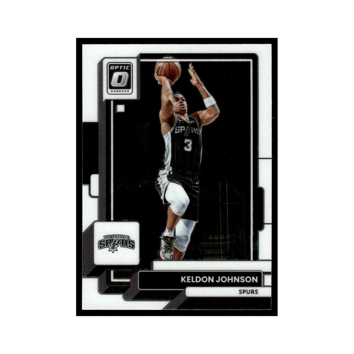 Keldon Johnson 2022 Donruss Optic #186 San Antonio Spurs Basketball Card NM