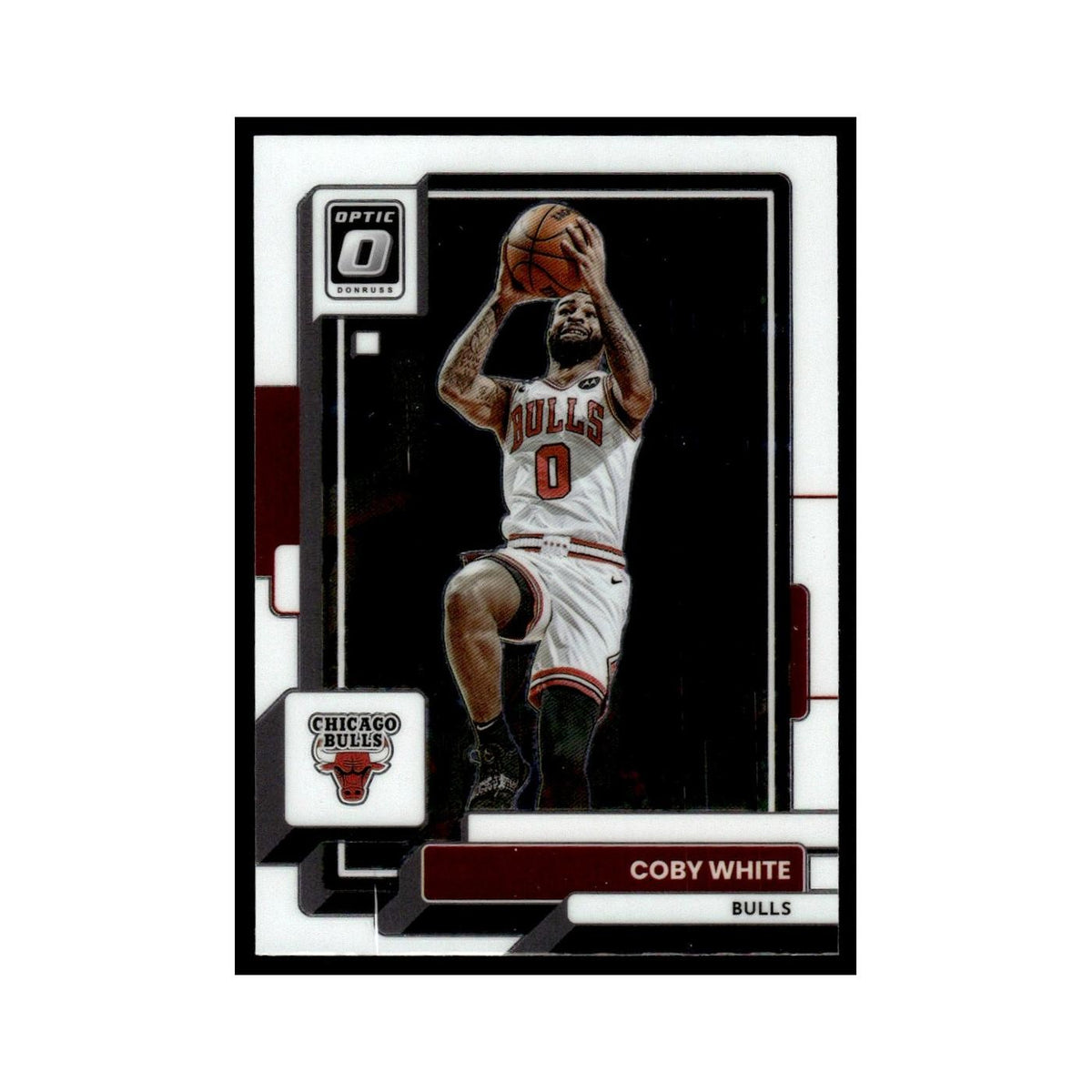 Coby White 2022 Donruss Optic #90 Chicago Bulls Basketball Card NM