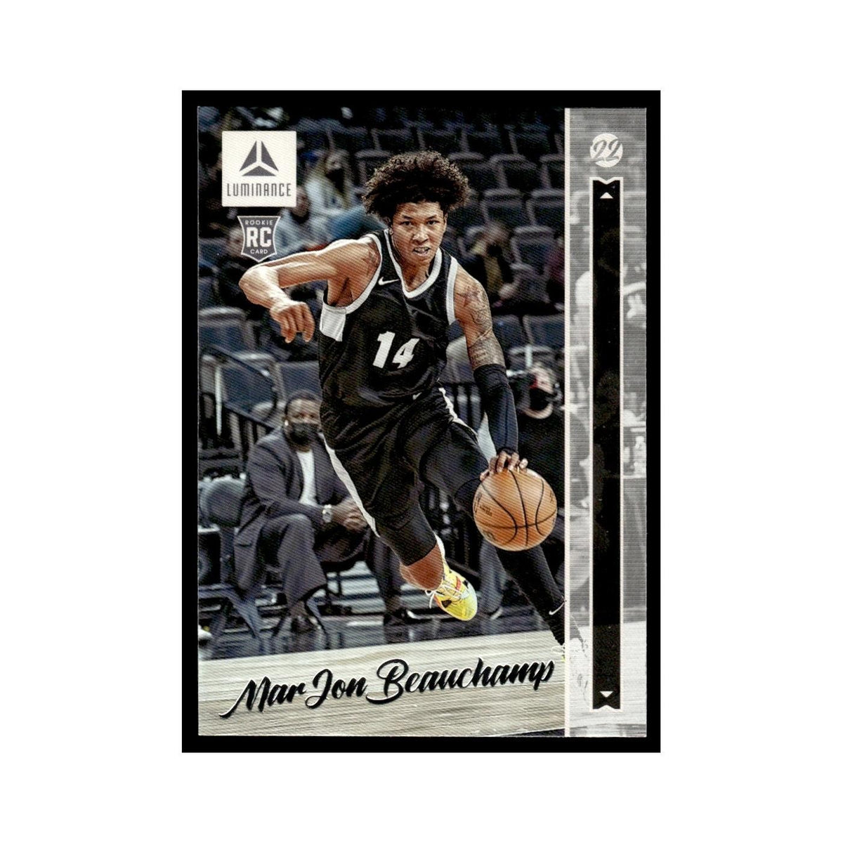 MarJon Beauchamp Rookie 2022 Panini Chronicles Luminance Draft #44 NM