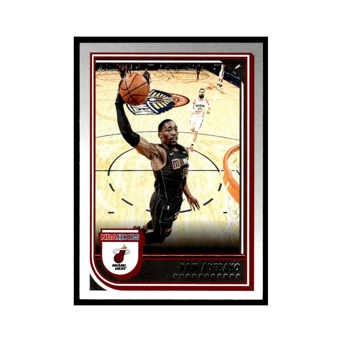 Bam Adebayo 2022 Hoops #100 Miami Heat Basketball Card NM