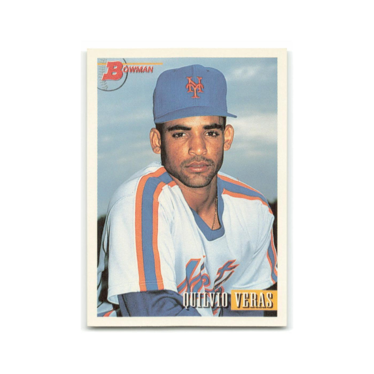 Quilvio Veras Rookie 1993 Bowman #215 New York Mets Baseball Card NM