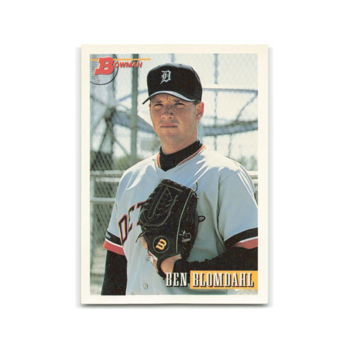 Ben Blomdahl Rookie 1993 Bowman #207 Detroit Tigers Baseball Card NM