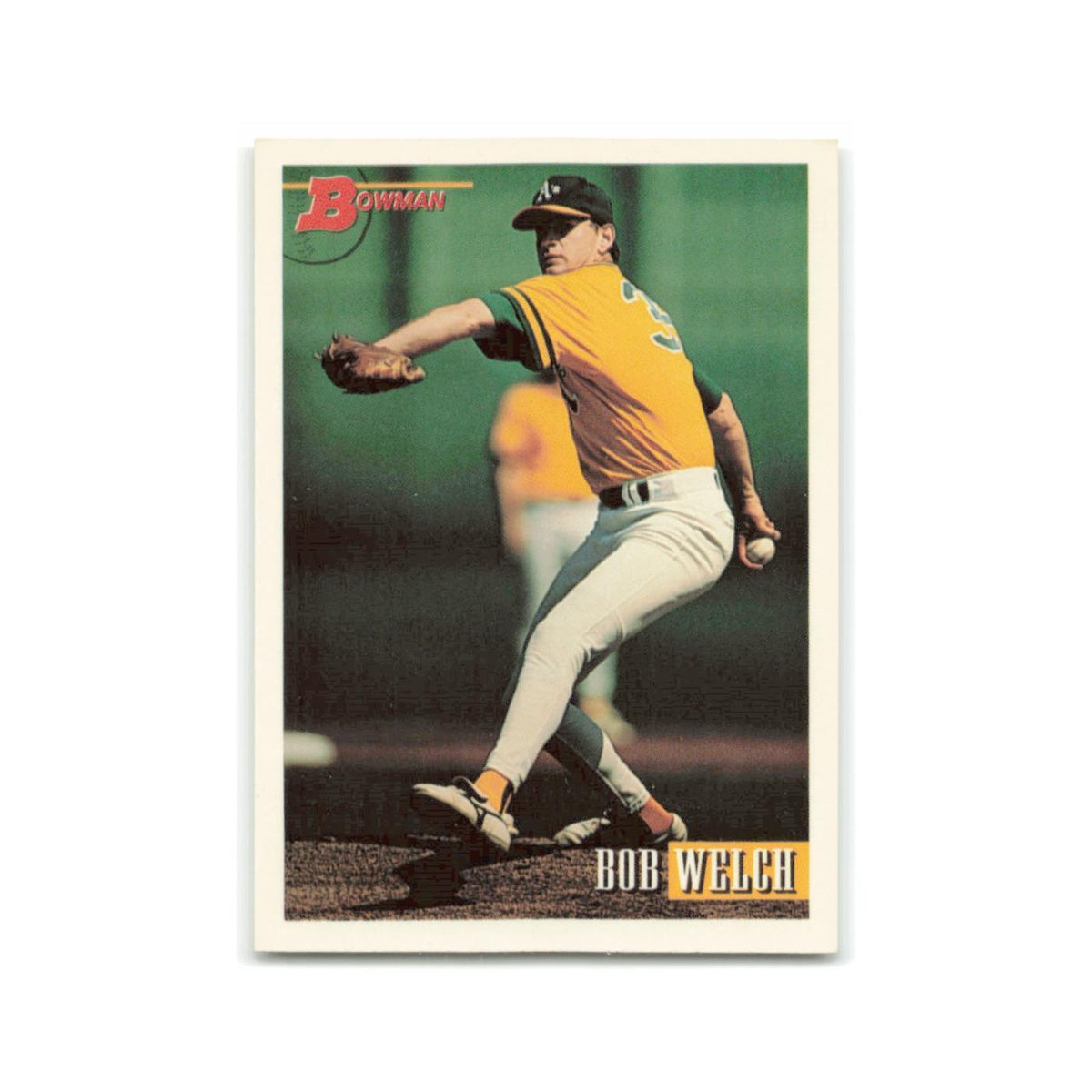 Bob Welch 1993 Bowman #77 Oakland Athletics Baseball Card NM