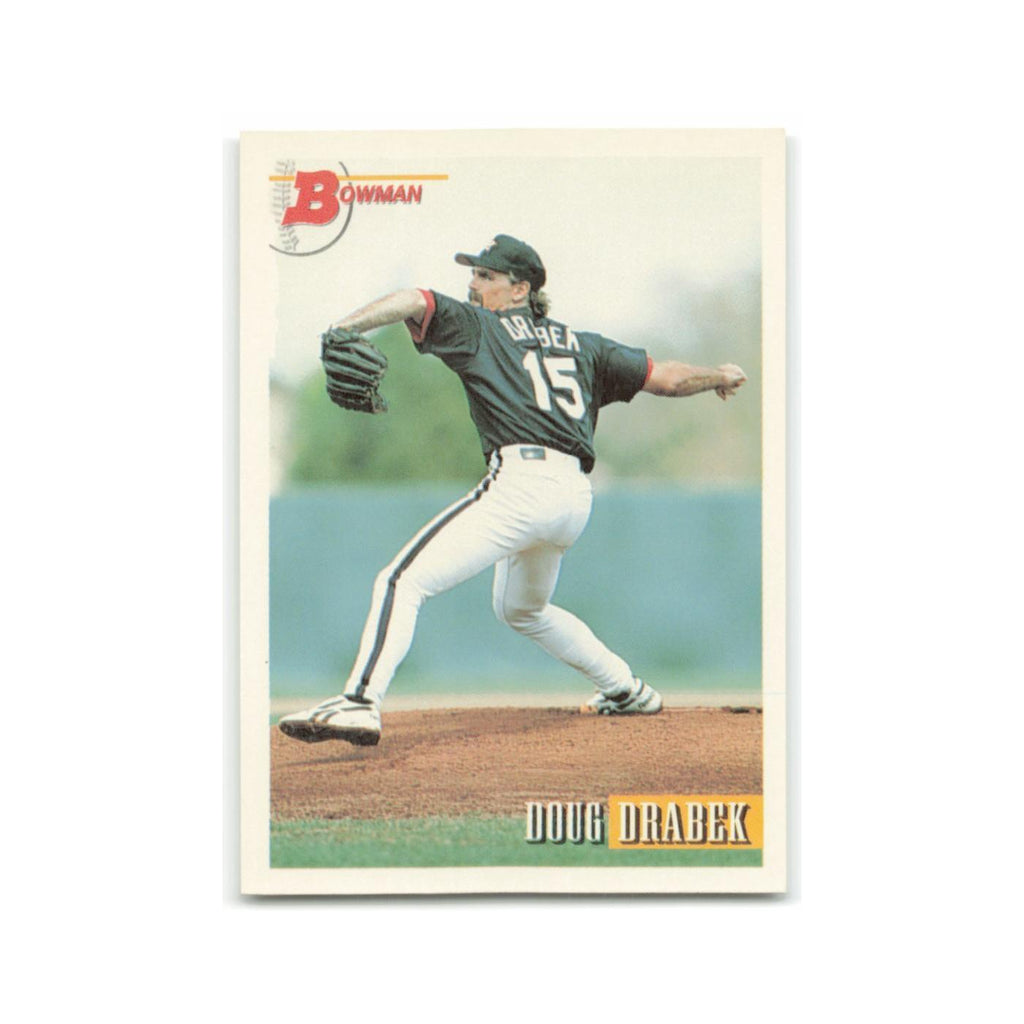 Doug Drabek 1993 Bowman #208 Houston Astros Baseball Card NM
